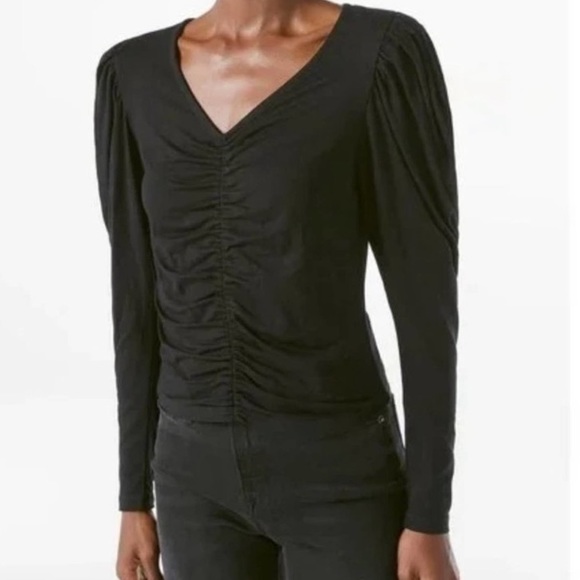 New Joie bodycon ruched top - Picture 1 of 6